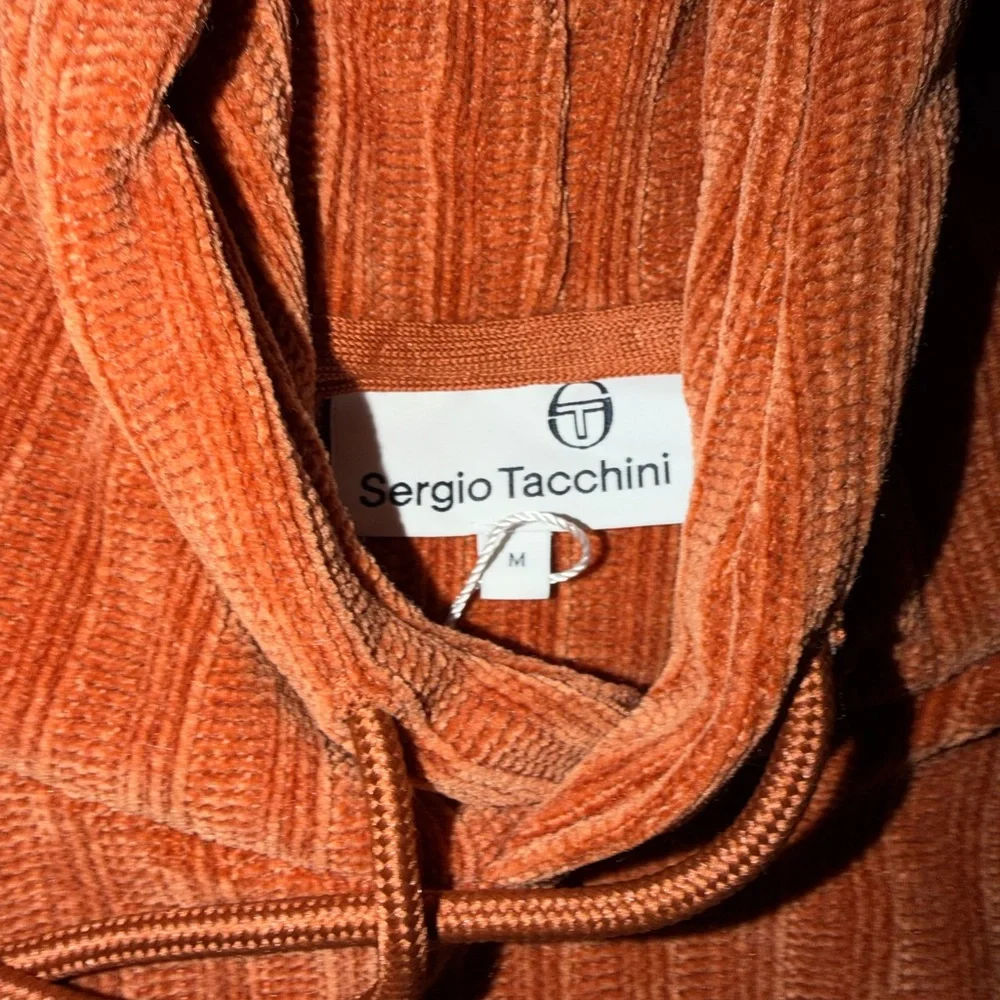 Sergio Tacchini Chenille Hoodie & Pant Set - Bombay Brown - Picture 4 of 6
